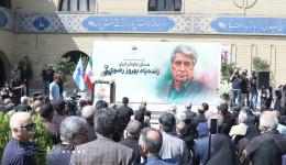 وداع اهالی فرهنگ و رسانه با بهروز رضوی صدای ماندگار ایران